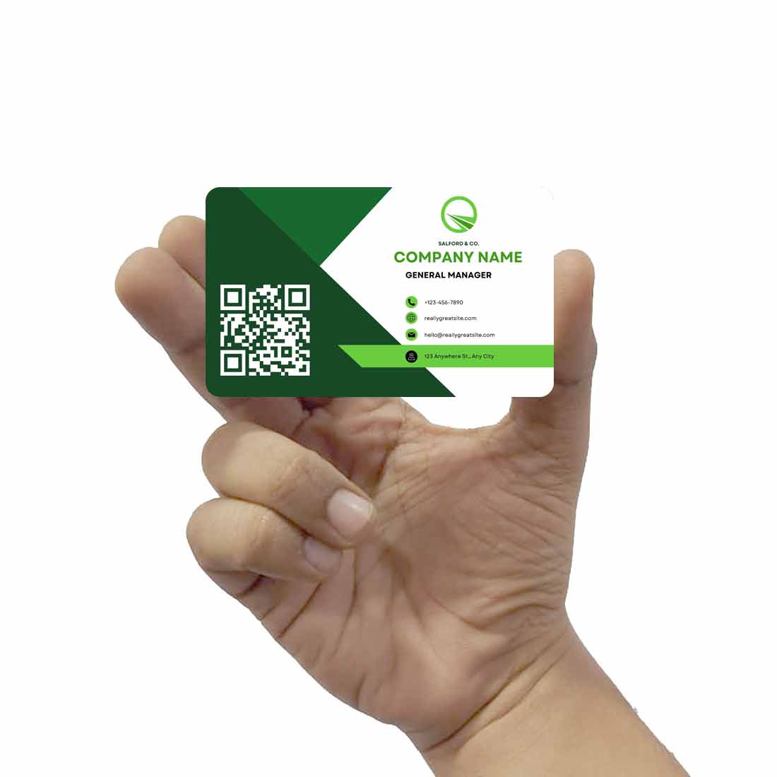 Custom QR Code Card Design Digital Contactless Smart Business Card ...