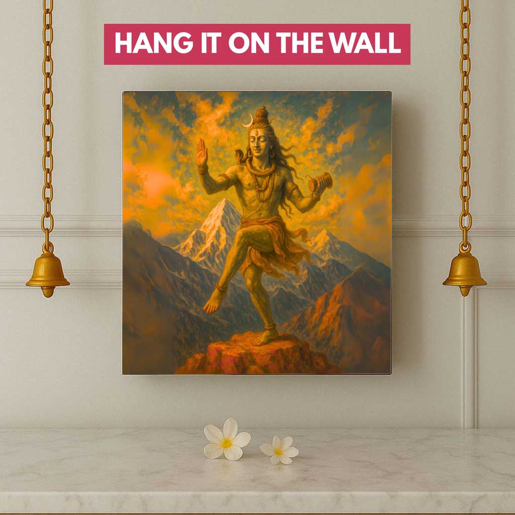 Shiva God Lamp – LED Mahadev Light for Temple and Home Décor