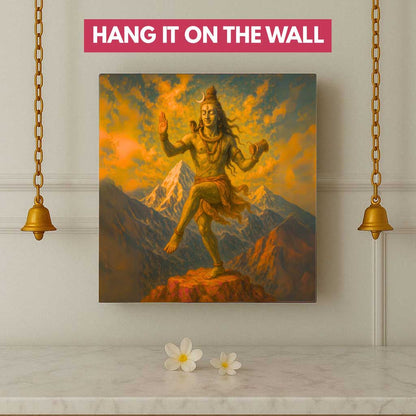 Shiva God Lamp – LED Mahadev Light for Temple and Home Décor