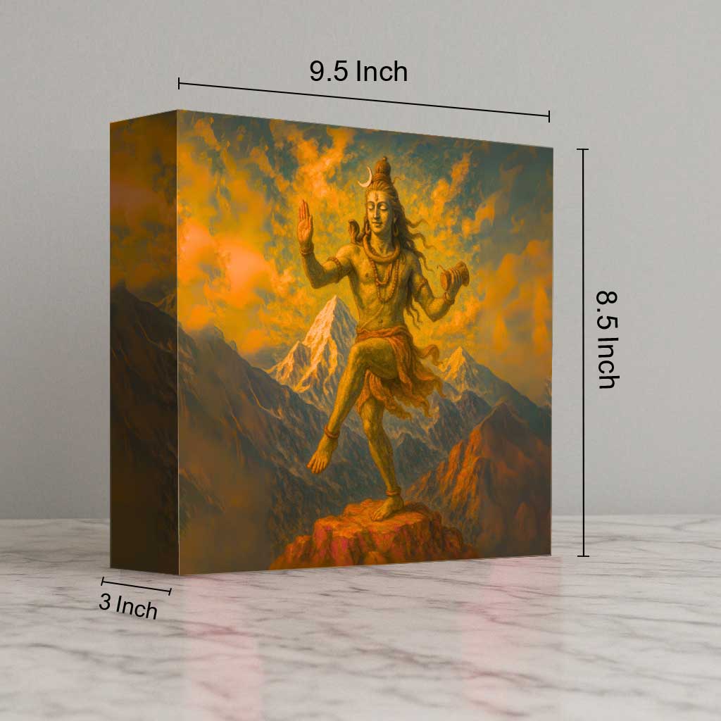 Shiva God Lamp – LED Mahadev Light for Temple and Home Décor