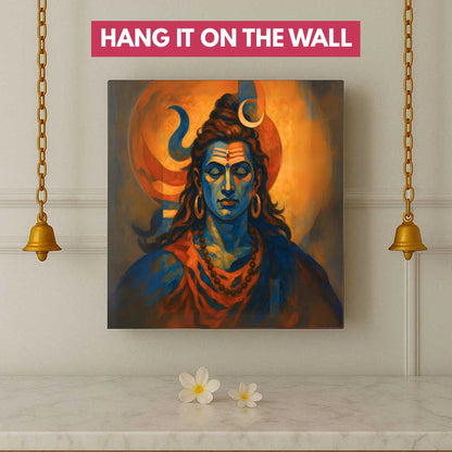 Shiva Lamp for Home – Glowing Mahadev LED Light for Puja Room Décor