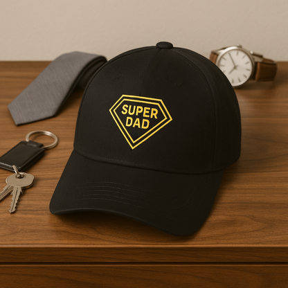 Super Dad Cap for Father’s Day Gift - Premium Cotton Adjustable Dad Hat