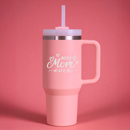 Gift for Mom – Mother’s Day Engraved Water Bottle | 1200ml Cold Tumbler Flask with Handle