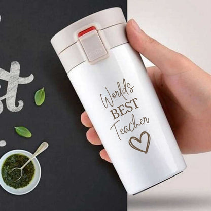 Coffee Mug for Teacher Stainless Steel Travel Flask-Perfect Teacher Day Gift (380 ML)