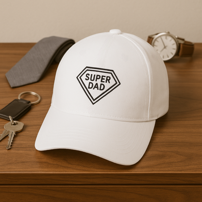 Super Dad Cap for Father’s Day Gift - Premium Cotton Adjustable Dad Hat