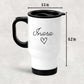Personalized Coffee Travel Mug Insulated Cup with Lid