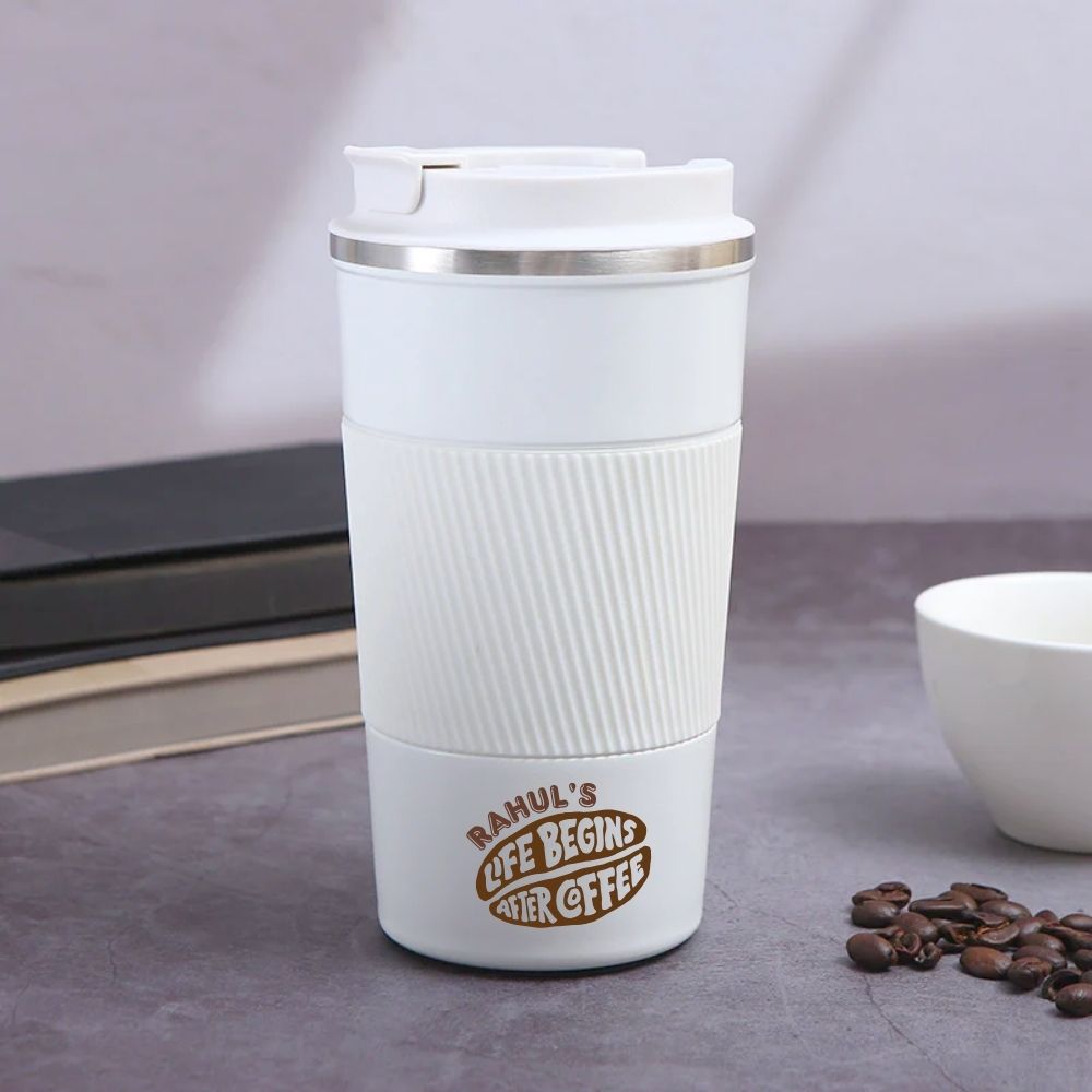Personalized Tumblers with Names for Coffee, Tea 500ml