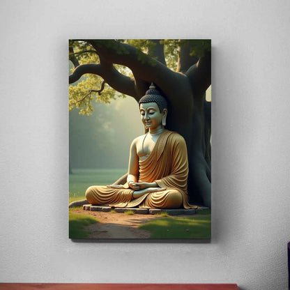 LED Buddha Frame for Wall – Premium Acrylic Frame for Home & Office Décor