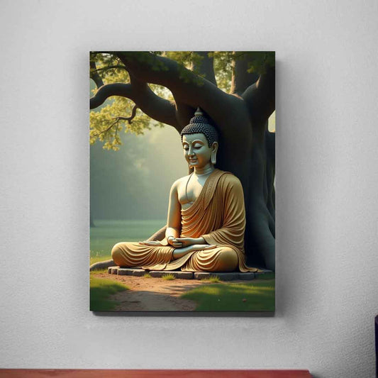 LED Buddha Frame for Wall – Premium Acrylic Frame for Home & Office Décor