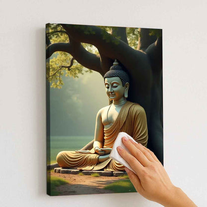 LED Buddha Frame for Wall – Premium Acrylic Frame for Home & Office Décor