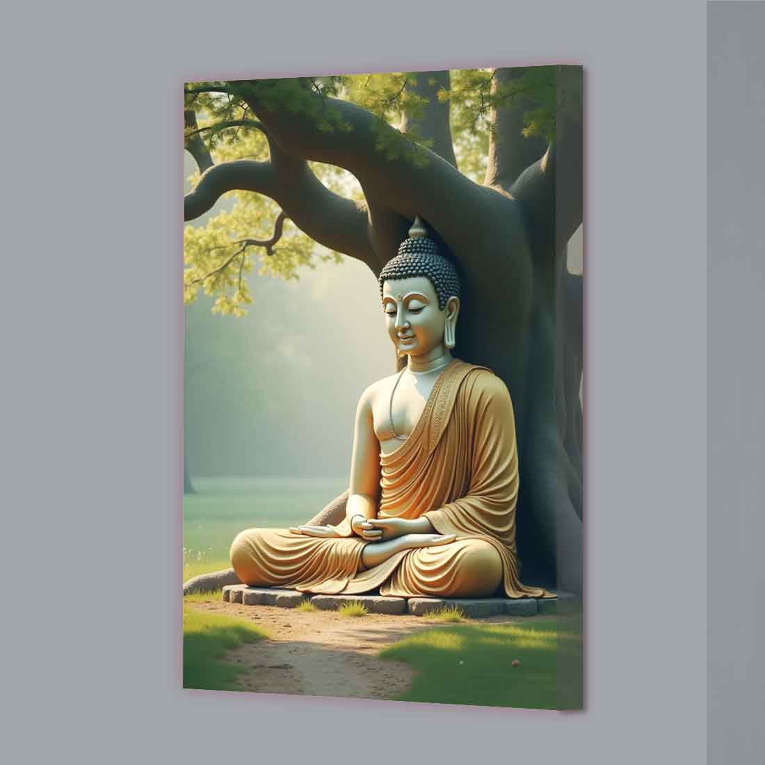 LED Buddha Frame for Wall – Premium Acrylic Frame for Home & Office Décor