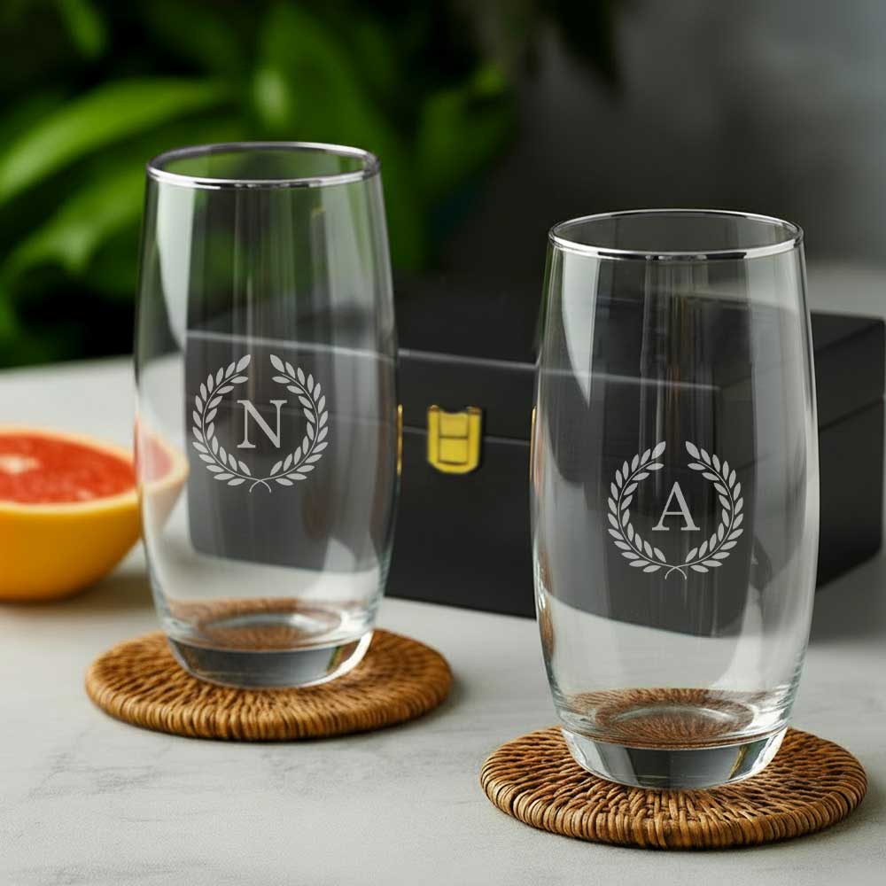 Custom Tall Glass – Engraved Drinking Glass for Gifts & Everyday Use