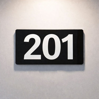 Professional Hotel & Villa Room Number Signs | Durable 3D Acrylic Room Number Board