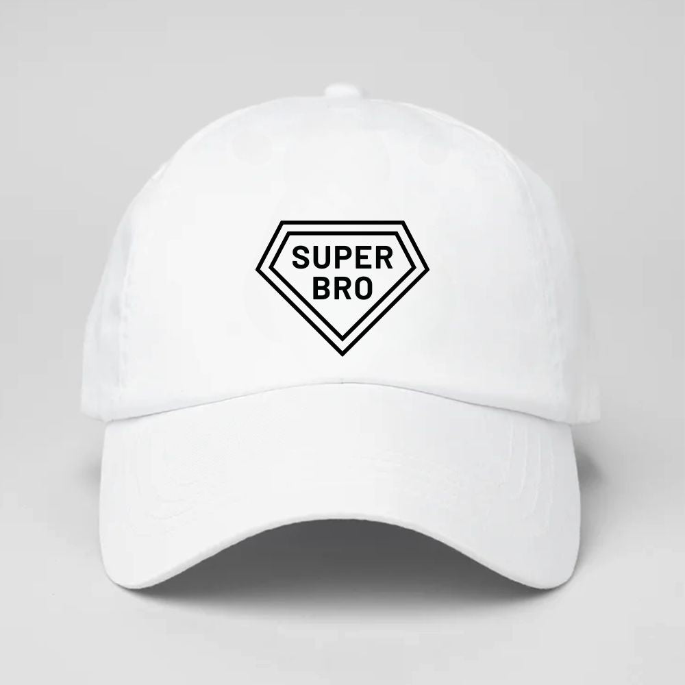 Raksha Bandhan Gift Brother Cap – Minimalist Cotton Cap with Adjustable Metal Strap | Super Bro