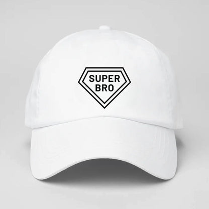 Raksha Bandhan Gift Brother Cap – Minimalist Cotton Cap with Adjustable Metal Strap | Super Bro