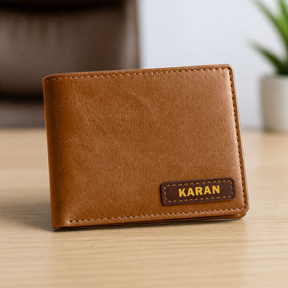 Custom Wallet for Men – Genuine Leather Premium Wallet with 9 Card Slots, Flip iCard Slot & 2 Cash Compartments