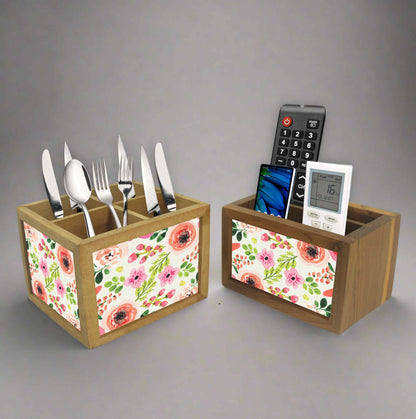 Designer Floral Remote Control Stand For TV / AC Remotes -  Baby Flowers