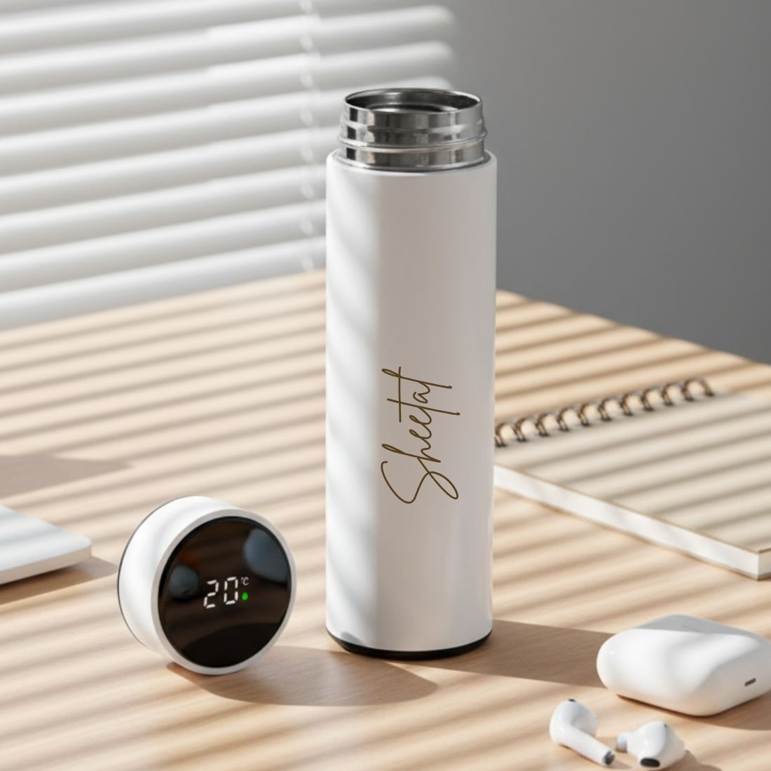 Custom Water Bottle with Temperature Display-Insulated Bottle 500ml