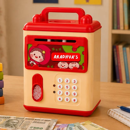 Custom ATM Piggy Bank for Kids with Music & Name Personalization | Birthday Gift & Return Gift