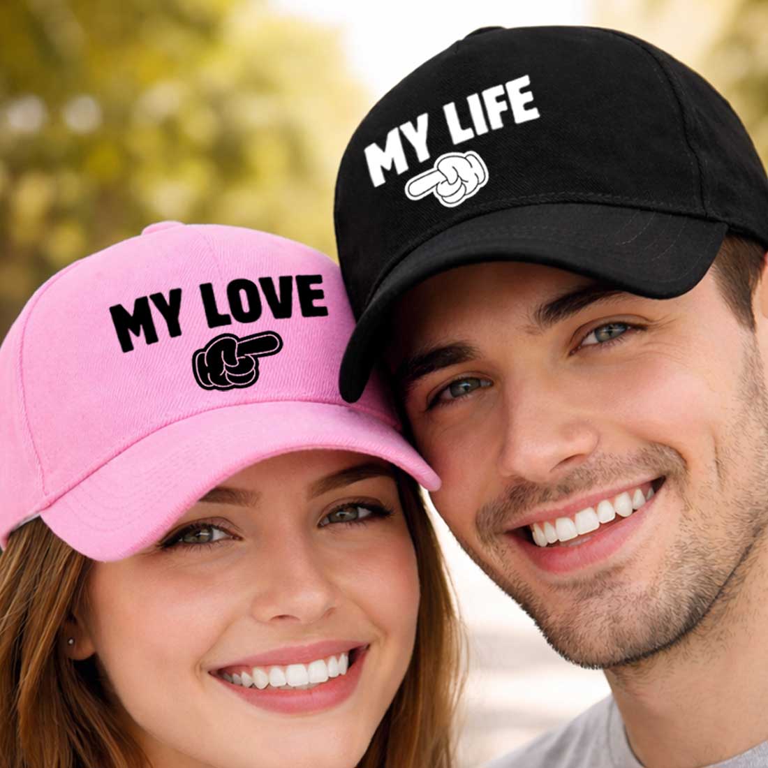 Couple Caps – Matching Caps for Couples Valentine Gift