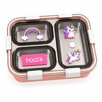Personalised Childrens Lunch Box Stainless Steel Insulated Tiffin Box