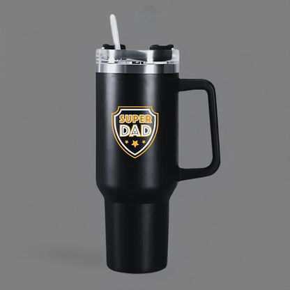 Premium Insulated Travel Coffee Mug for Dad, Perfect Father’s Day Gift - Super Dad