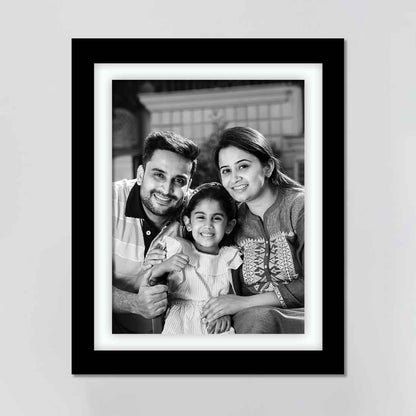 Photo Frame Wall Decor Customized Black and White 8x10 inch Photo Frame (Set of 6)