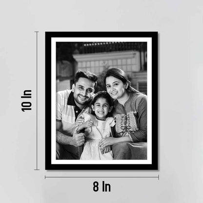 Photo Frame Wall Decor Customized Black and White 8x10 inch Photo Frame (Set of 6)