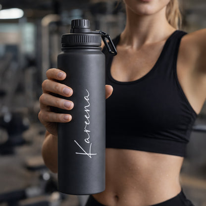Nutcase Custom Water Bottles with Name 800ml Double Insulated  Bottles - Keeps Water Hot/Cold for Hours