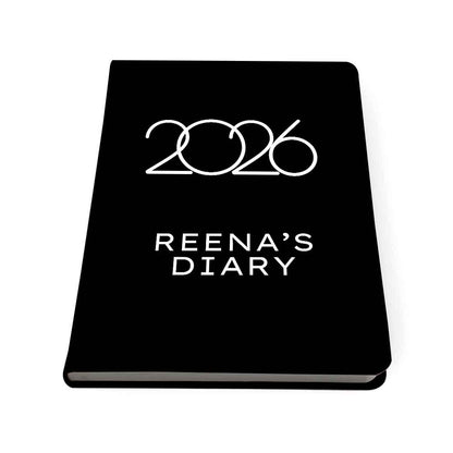 Customized Diary with Name A5 Size with Premium Hard Cover, Calendar & Planner