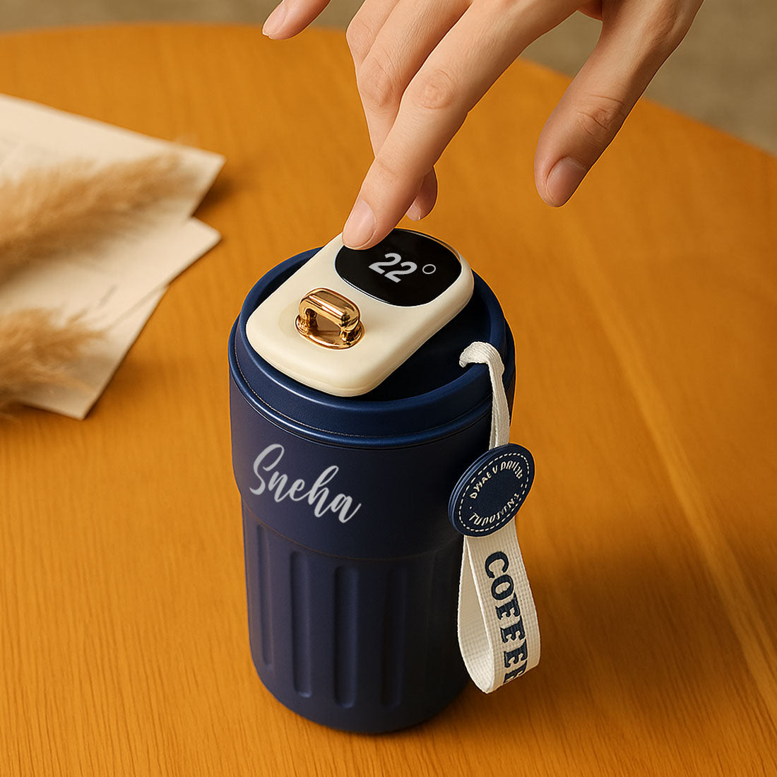 Nutcase Custom Tumbler Thermos with Temperature Display-Made with 304 Stainless Steel-500ml