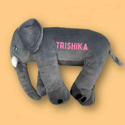 Personalized Elephant Plush Toy – Soft, Cuddly & Custom Gift for Kids