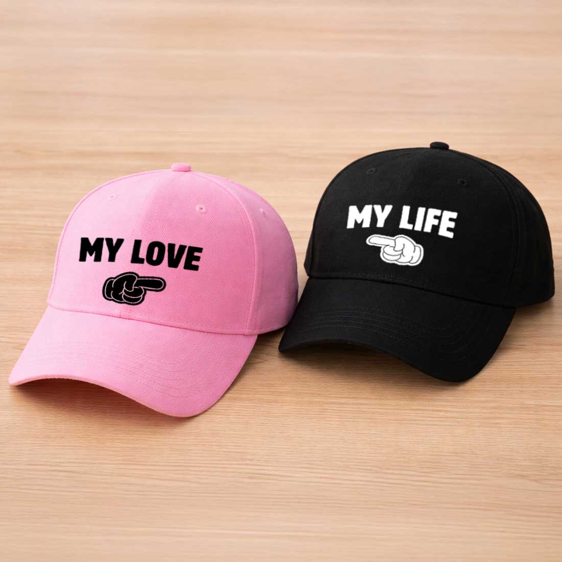 Couple Caps – Matching Caps for Couples Valentine Gift