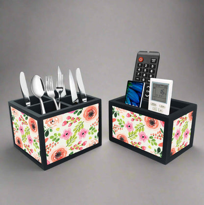 Designer Floral Remote Control Stand For TV / AC Remotes -  Baby Flowers