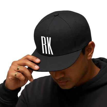 Nutcase Black Hip Hop Cap – Personalized Flat Brim Swag Cap for Men