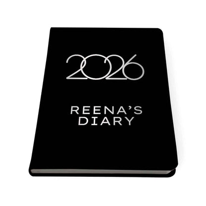 Customized Diary with Name A5 Size with Premium Hard Cover, Calendar & Planner