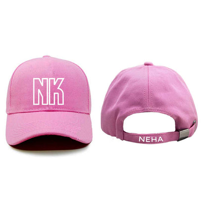 Ladies Cap - Pink Baseball Cap for Women - Name