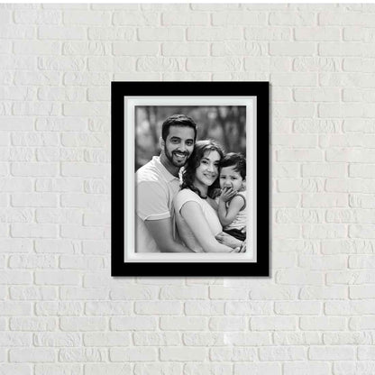 Black and White Wall Frames Customized Photo Frame Decor 8x10 inch (Set of 9)