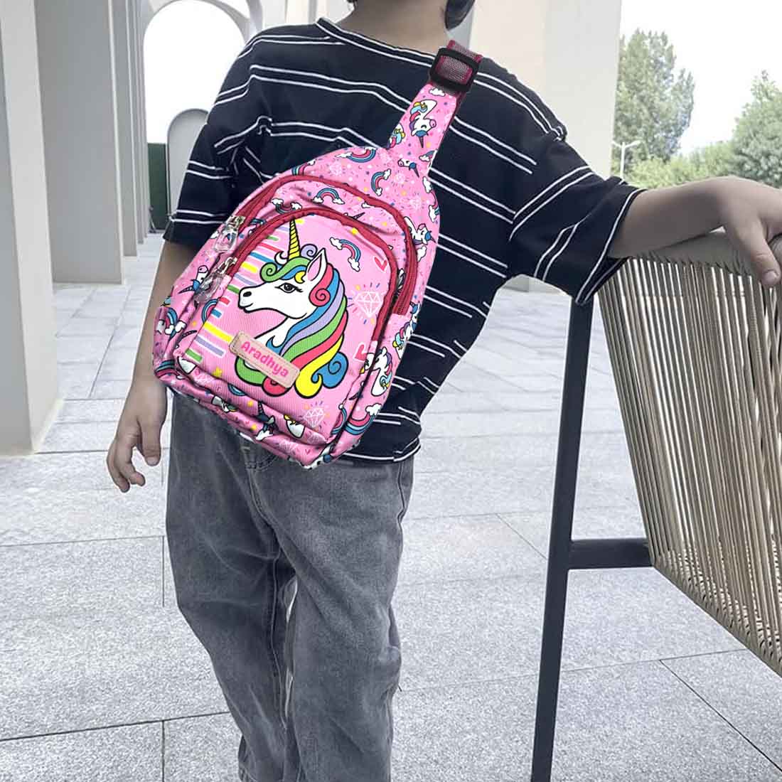 Customized Small Crossbody Bag for Kids' Unicorn-Themed  – Fun, Functional, and Durable