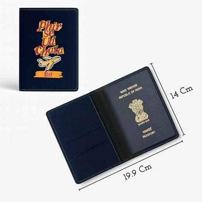 Cool Passport Covers Faux Leather Custom Holders for Passports-Phir Se Ud Chala