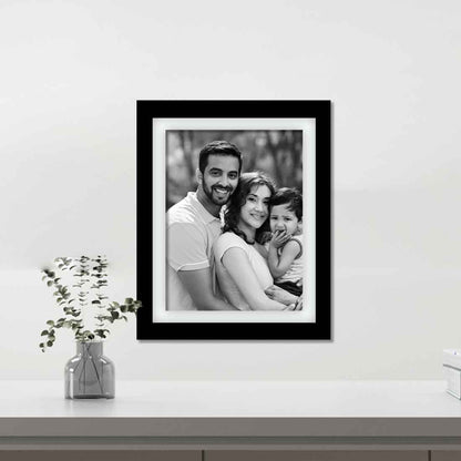 Black White Photo Frame Customized Picture Frame for Wall  8x10 Inch (Set of 3)