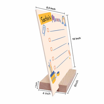 Study Planner for Students with Personalized Name