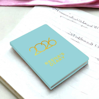 Customized Diary with Name A5 Size with Premium Hard Cover, Calendar & Planner