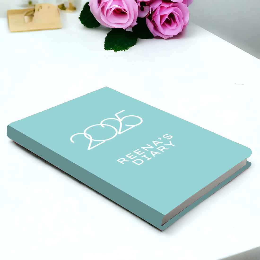 Nutcase Customized Diary with Name A5 Size with Premium Hard Cover, Calendar & Planner