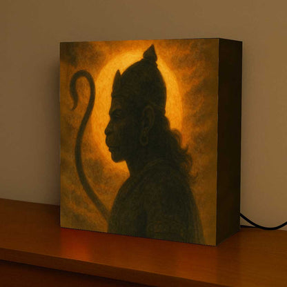 Lord Hanuman Lamp – LED Decorative Light for Home Temple & Gifting