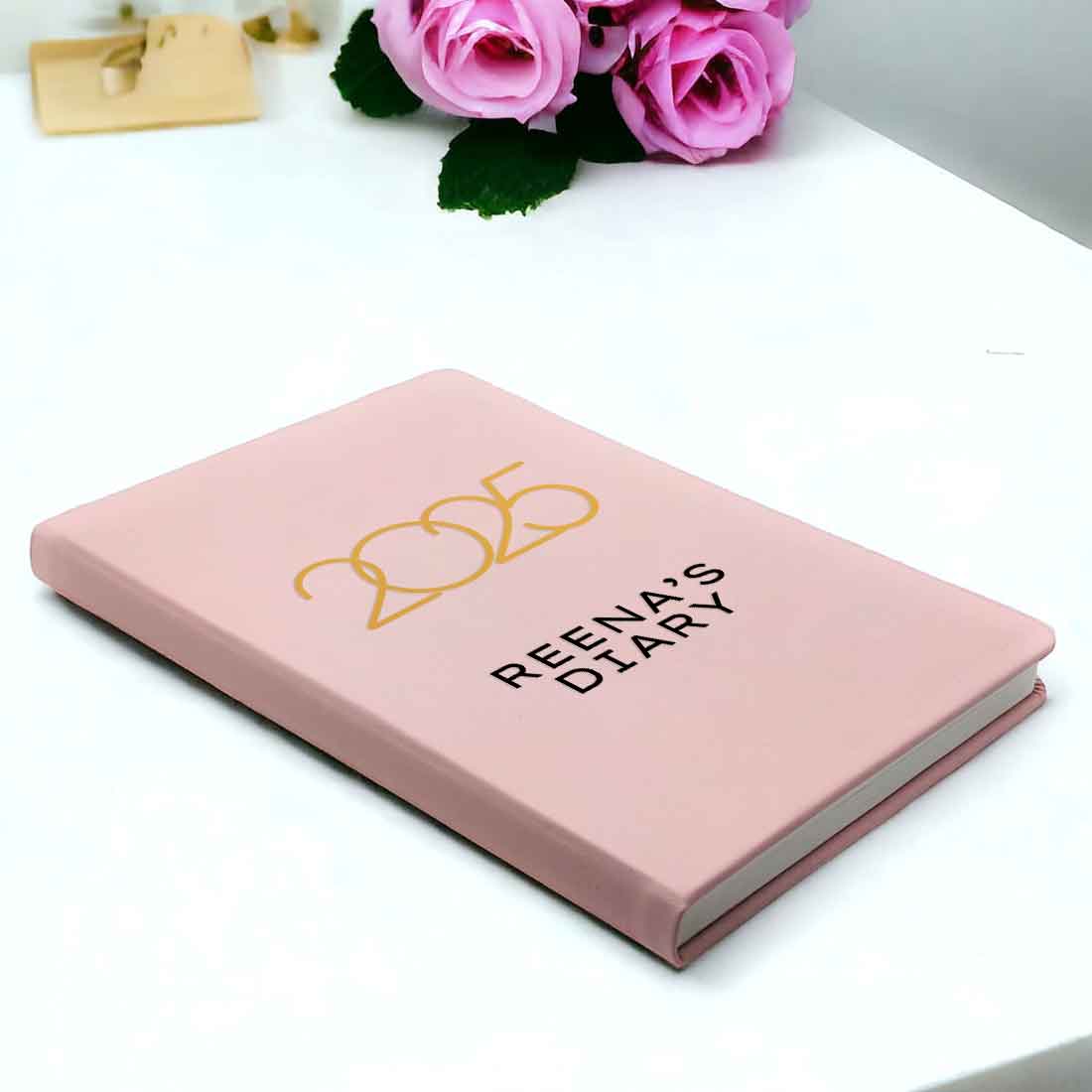 Nutcase Customized Diary with Name A5 Size with Premium Hard Cover, Calendar & Planner