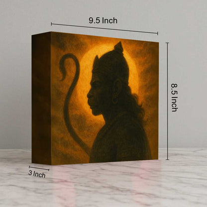 Lord Hanuman Lamp – LED Decorative Light for Home Temple & Gifting