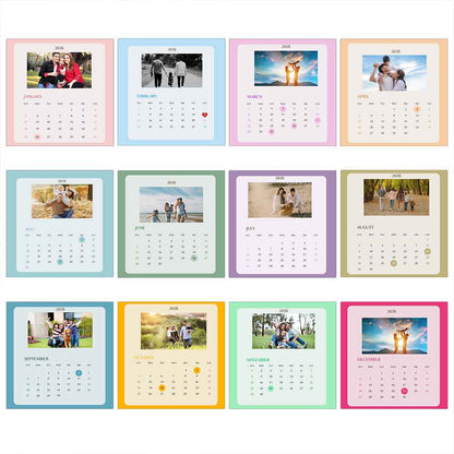 Nutcase Photo Calendar with Wooden Stand-Your Pics on Your Calendar