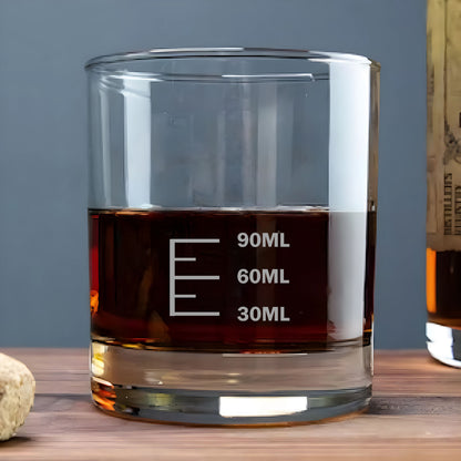 Whiskey Glasses Liquor Glass-  Anniversary Birthday Gift Funny Gifts for Husband Bf - 30ML 60ML 90ML