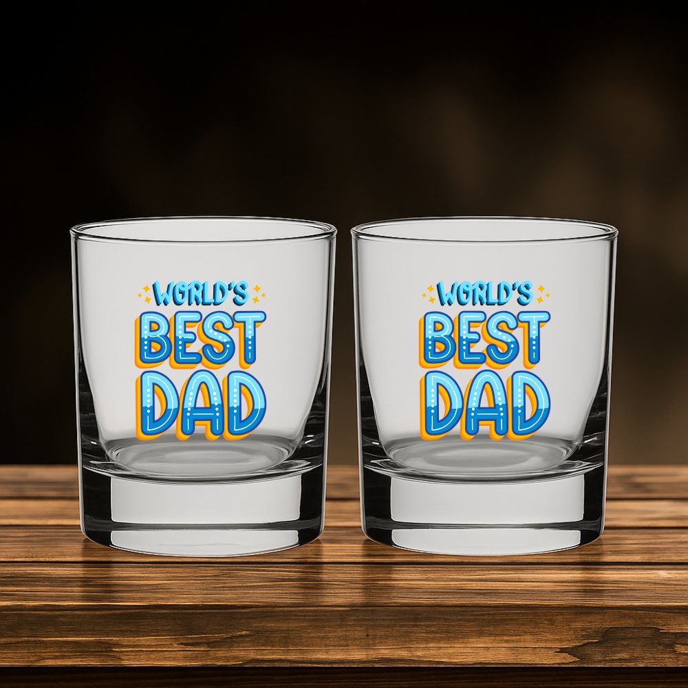 Father’s Day Gift Idea – Glass Set for Whiskey – Gift for Cool Dad
